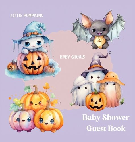 Cover image for Halloween Baby Shower Guest Book (hardback)