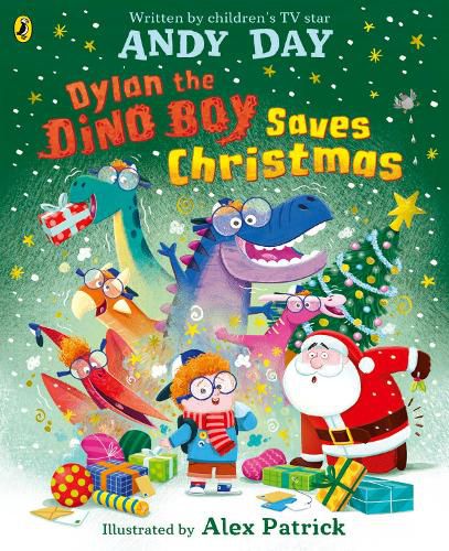 Cover image for Dylan the Dino Boy Saves Christmas