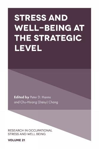 Cover image for Stress and Well-Being at the Strategic Level