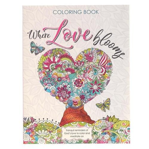 Cover image for Coloring Book Where Love Blooms