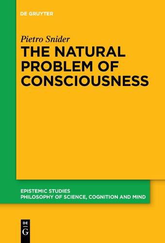Cover image for The Natural Problem of Consciousness