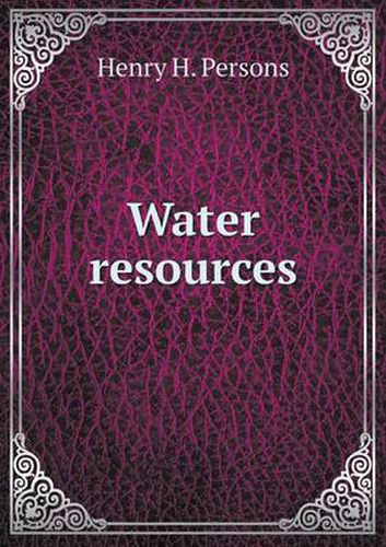 Water resources