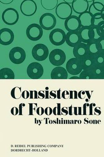 Cover image for Consistency of Foodstuffs