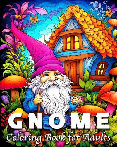 Cover image for Gnome Coloring Book for Adults