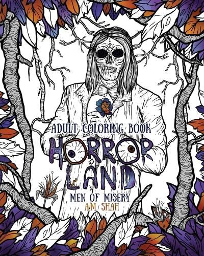 Cover image for Adult Coloring Book: Horror Land Men of Misery (Book 3)