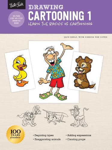 Cover image for Drawing: Cartooning 1: Learn the basics of cartooning