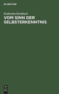 Cover image for Vom Sinn der Selbsterkenntnis