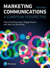 Cover image for Marketing Communications: A European Perspective