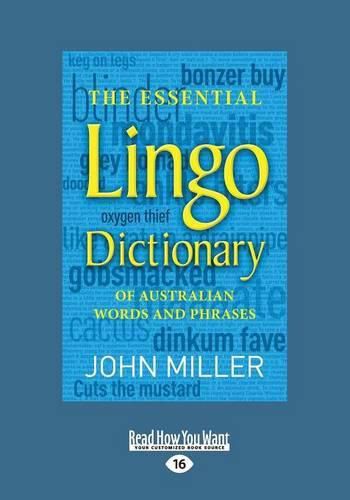 Cover image for The Essential Lingo Dictionary