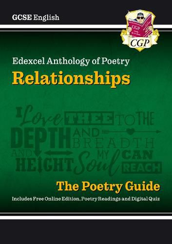 New GCSE English Edexcel Poetry Guide - Relationships Anthology inc. Online Edition, Audio & Quizzes