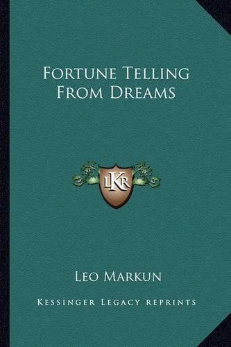 Cover image for Fortune Telling from Dreams