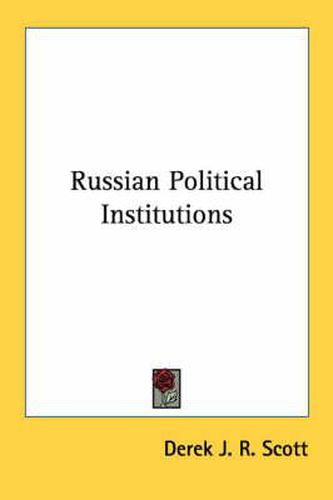 Cover image for Russian Political Institutions