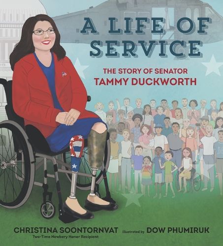 Cover image for A Life of Service: The Story of Senator Tammy Duckworth