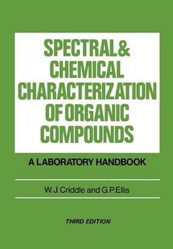 Cover image for Spectral and Chemical Characterization of Organic Compounds: A Laboratory Handbook