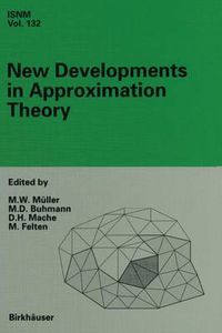 Cover image for New Developments in Approximation Theory: 2nd International Dortmund Meeting (IDoMAT) '98, Germany, February 23-27, 1998