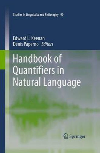 Cover image for Handbook of Quantifiers in Natural Language