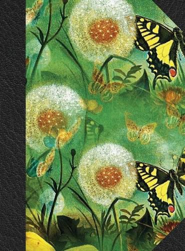 Cover image for Notary Journal: Hardbound Public Record Book for Women, Logbook for Notarial Acts, 390 Entries, 8.5  x 11 , Butterfly Floral Print Cover