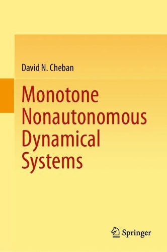 Cover image for Monotone Nonautonomous Dynamical Systems