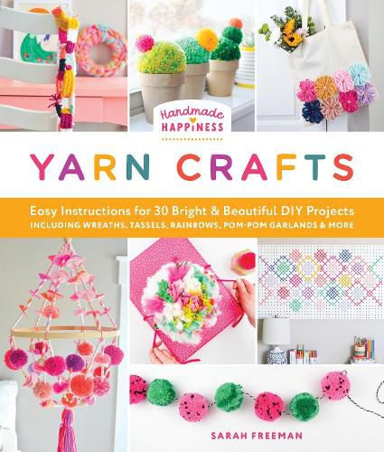 Cover image for Handmade Happiness Yarn Crafts