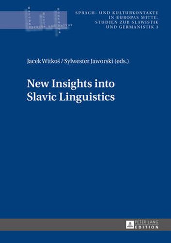 Cover image for New Insights into Slavic Linguistics