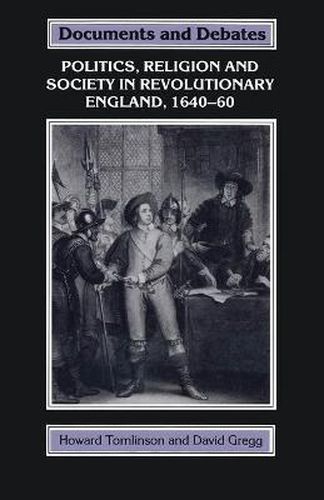 Cover image for Politics, Religion and Society in England 1640-1660