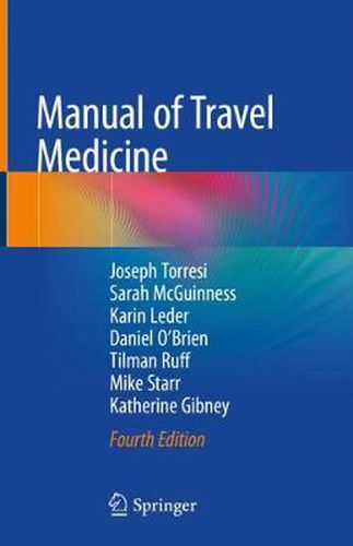 Cover image for Manual of Travel Medicine