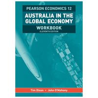 Cover image for Pearson Economics 12 Australia in the Global Economy Workbook