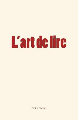 L'art de lire