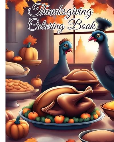 Thanksgiving Coloring Book For Teens