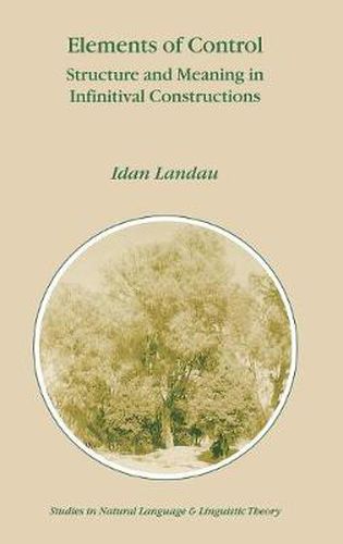 Cover image for Elements of Control: Structure and Meaning in Infinitival Constructions