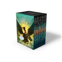 Cover image for Percy Jackson and the Olympians 5 Book Paperback Boxed Set (w/poster)