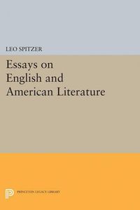 Cover image for Essays on English and American Literature