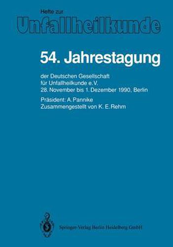 Cover image for 54 Jahrestagung: Papers and Abstracts