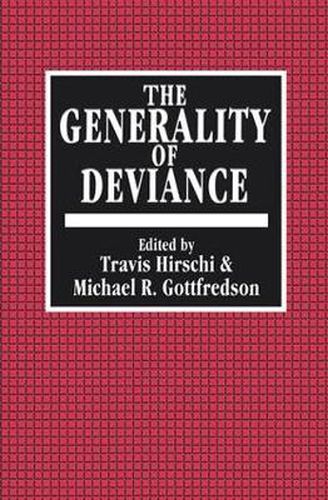 Cover image for The Generality of Deviance