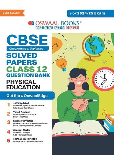 Cover image for CBSE Question Bank Chapterwise and Topicwise SOLVED PAPERS_Class 12_Physical Education_For Exam 2024-25
