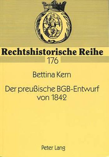 Cover image for Der Preussische Bgb-Entwurf Von 1842