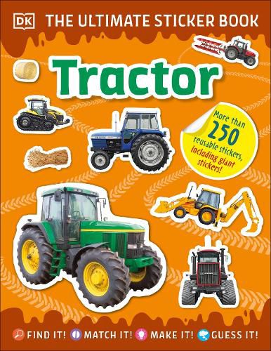 Cover image for Ultimate Sticker Book Tractor