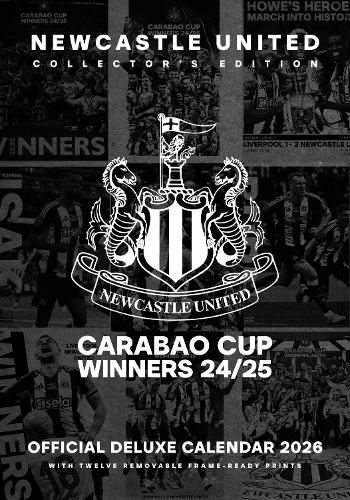 Cover image for NEWCASTLE UNITED FC 2026 A3 DELUXE CALENDAR