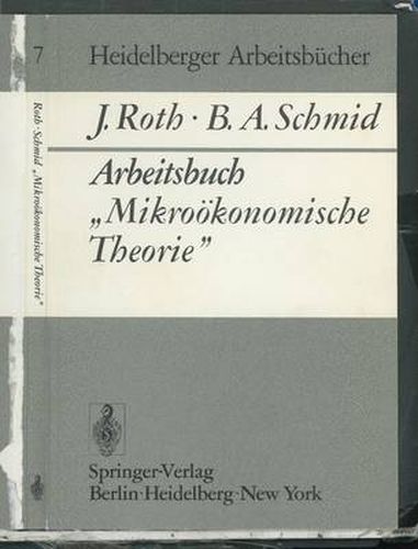 Cover image for Arbeitsbuch  Mikrookonomische Theorie