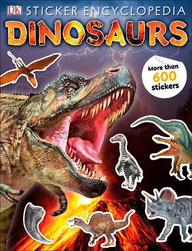 Cover image for Sticker Encyclopedia Dinosaurs: Includes more than 600 Stickers
