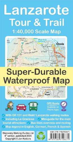 Cover image for Lanzarote Tour & Trail Map