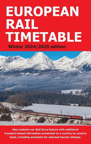 Cover image for European Rail Timetable Winter 2024/2025