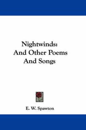 Cover image for Nightwinds: And Other Poems and Songs