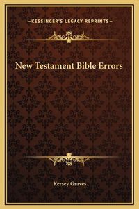 Cover image for New Testament Bible Errors