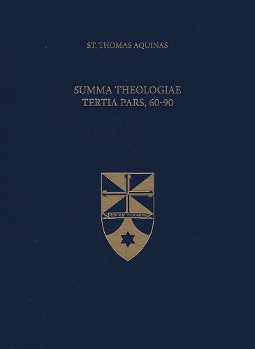 Cover image for Summa Theologiae Tertia Pars, 60-90