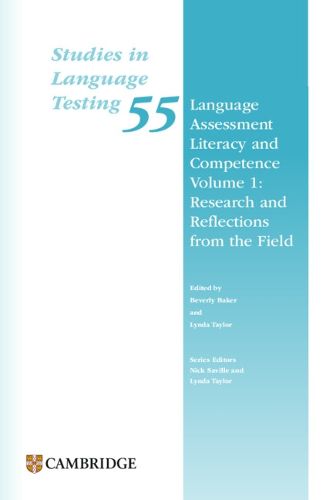 Cover image for Language Assessment Literacy and Competence Volume 1: Research and Reflections from the Field Paperback