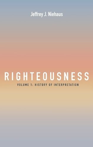 Cover image for Righteousness, Volume 1