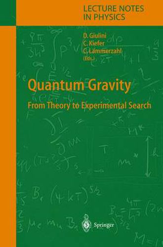 Cover image for Quantum Gravity: From Theory to Experimental Search