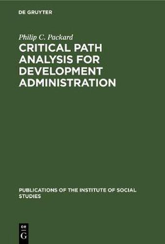 Cover image for Critical path analysis for development administration