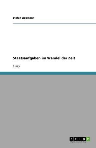 Cover image for Staatsaufgaben im Wandel der Zeit